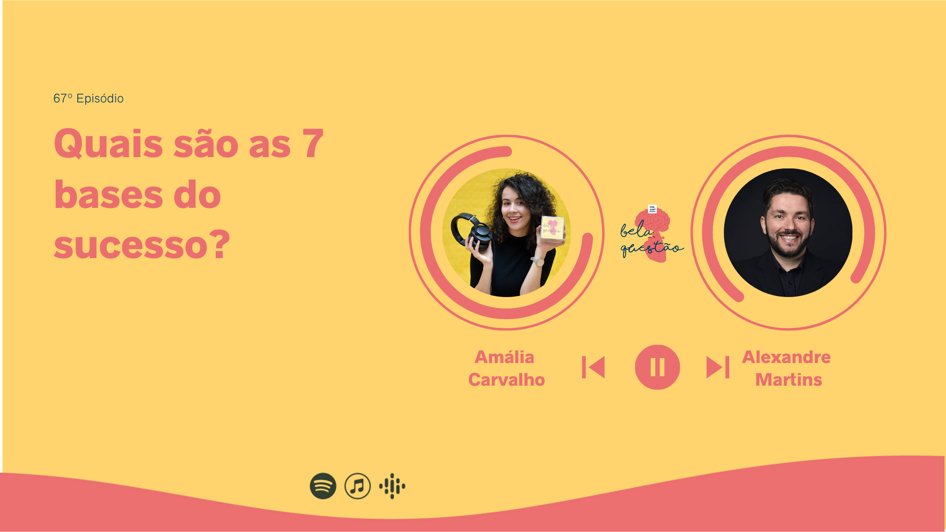 Alexandre Martins no podcast Bela Questão com Amália Carvalho